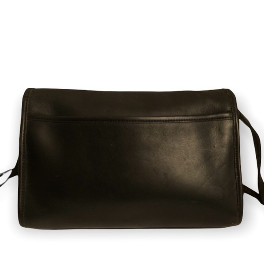Coach vintage ridgefield black leather shoulder bag #9812 - Picture 4 of 14